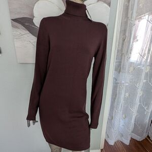 French Connection Soft Turtleneck Decadence Sweater Dress Size X-Large Nwt ❤️